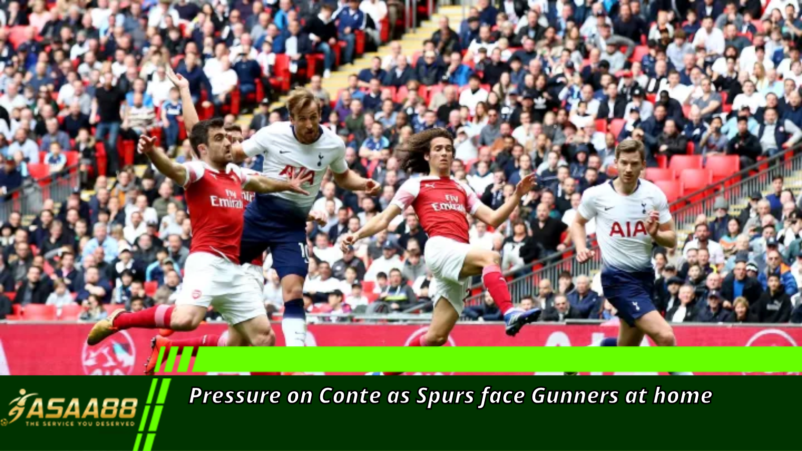 Pressure on Conte as Spurs face Gunners at home